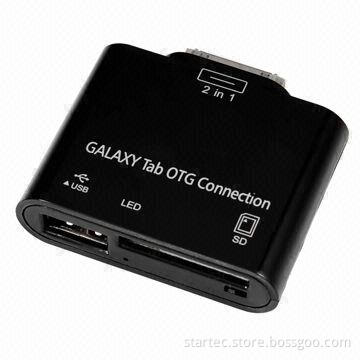 Card Reader/USB Hub Combo for Samsung Galaxy Tab with One Year Warranty